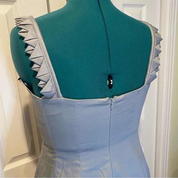 NWT Nine West Dew Drop Fit & Flare Silver Tank Dress Size 12 - Picture 13 of 15